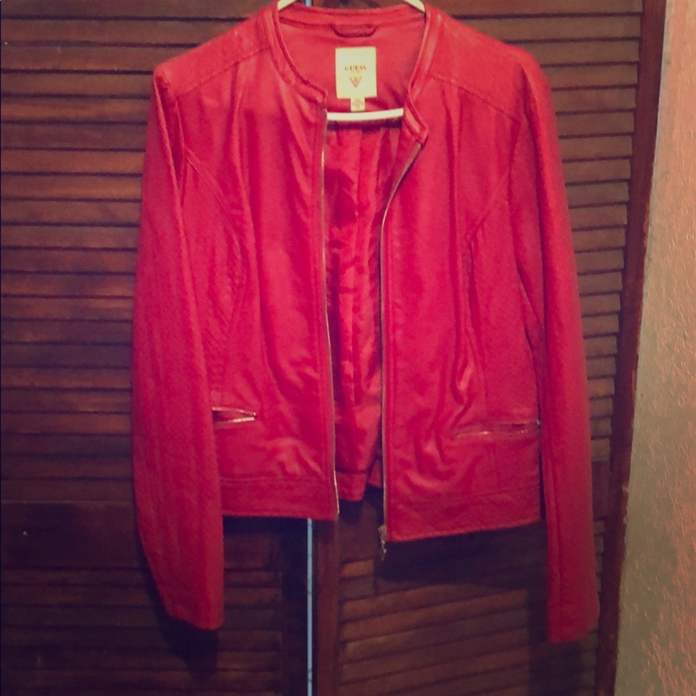 Red Pu Jacket - image 1